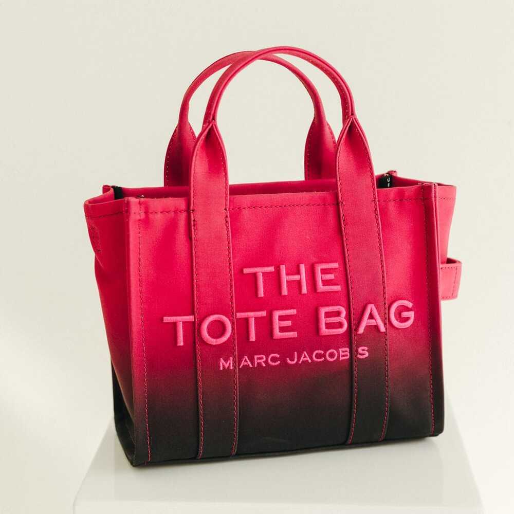 Marc Jacobs The Ombre Canvas Tote Bag in Black and Hot Pink Gradient